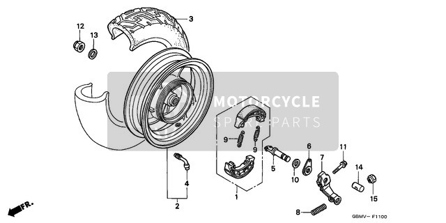 90112KV8920, Bolt, Flange, 6X30, Honda, 2